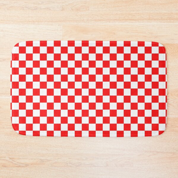 Item preview, Red and White Checkerboard Pattern designed and sold by WildeandCo.