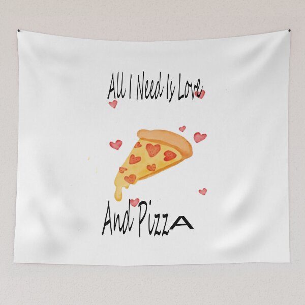 Item preview, Al I Need Is Love And PizzA designed and sold by Saa3D.