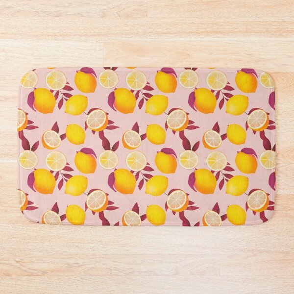 Item preview, Retro-Lemon pattern-Blush designed and sold by Vinaerick.
