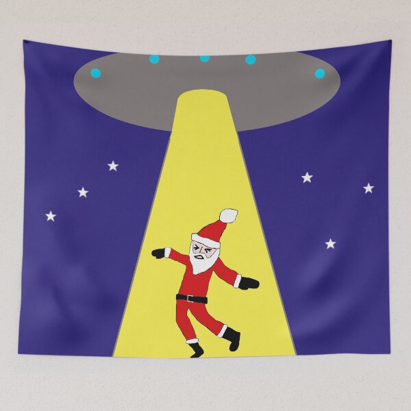 Aperçu de l'œuvre L'enlèvement du Père Noël créée et vendue par mindgoop.