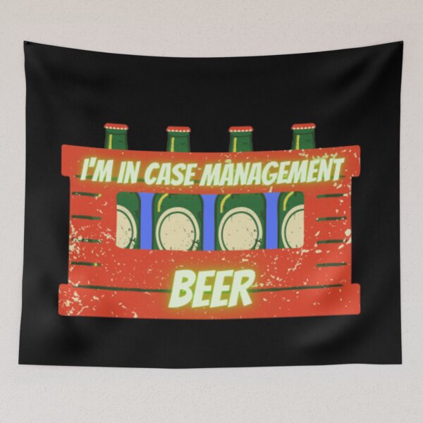 Item preview, Funny Beer case manager design designed and sold by edwardtiptonart.