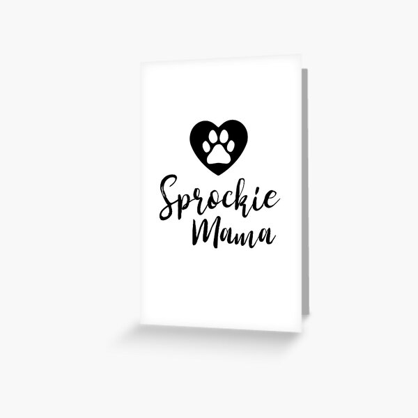 Copy of Sprocker mama Greeting Card