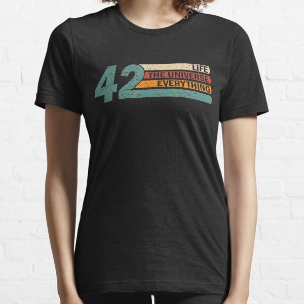 42 Answer to Life Universe and Everything Funny Vintage Gift Idea T-Shirt Essential T-Shirt