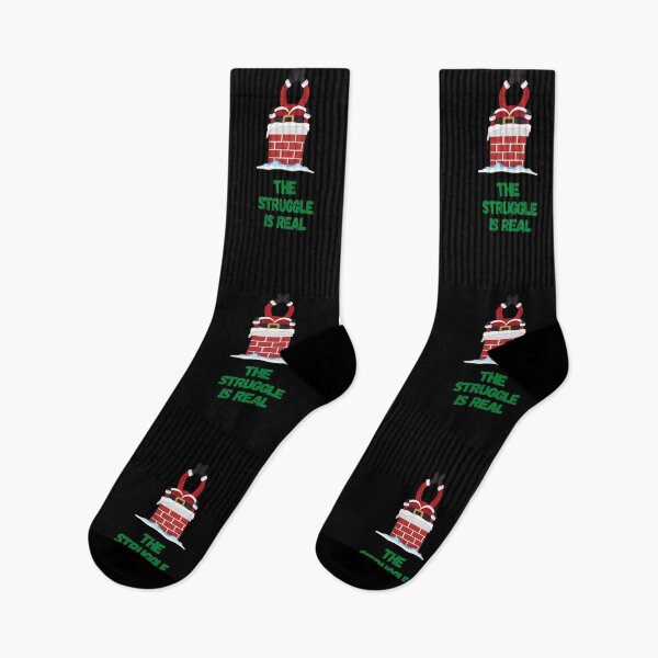 Item preview, the struggle is real santa designed and sold by Hey-Nice-Shirt.