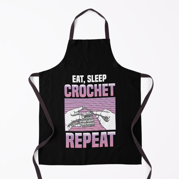 Item preview, Funny Eat Sleep Crochet Repeat Cute Crocheting designed and sold by perfectpresents.