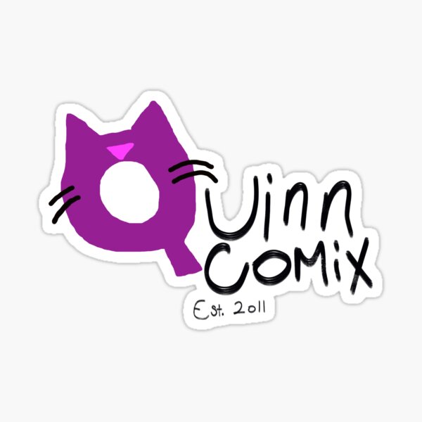 Item preview, Cute Cat Quinn Comix Design  designed and sold by QuinnComix.