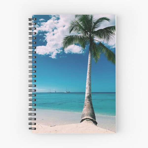 Item preview, Palm tree Caribbean ocean island view designed and sold by yumistudios.
