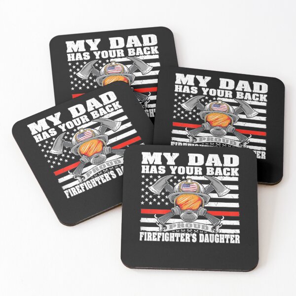 Item preview, My Dad Has Your Back Proud Firefighter Daughter Family designed and sold by TheBloom98.