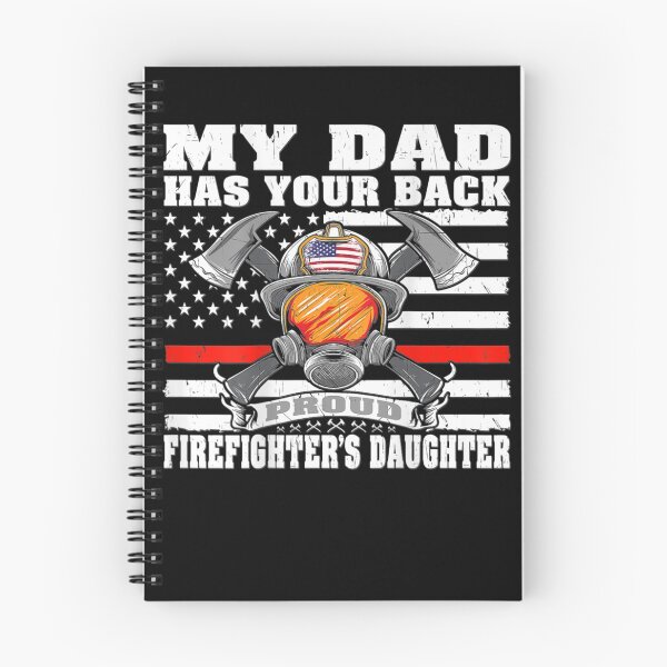 Item preview, My Dad Has Your Back Proud Firefighter Daughter Family designed and sold by TheBloom98.