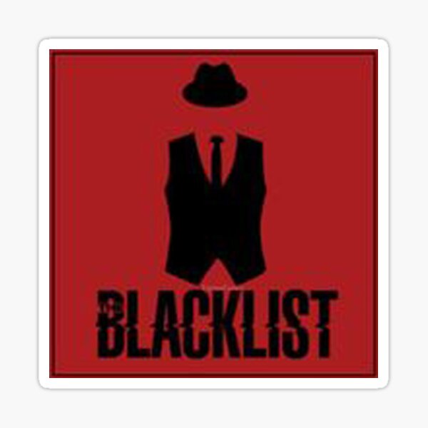 the blacklist stickers