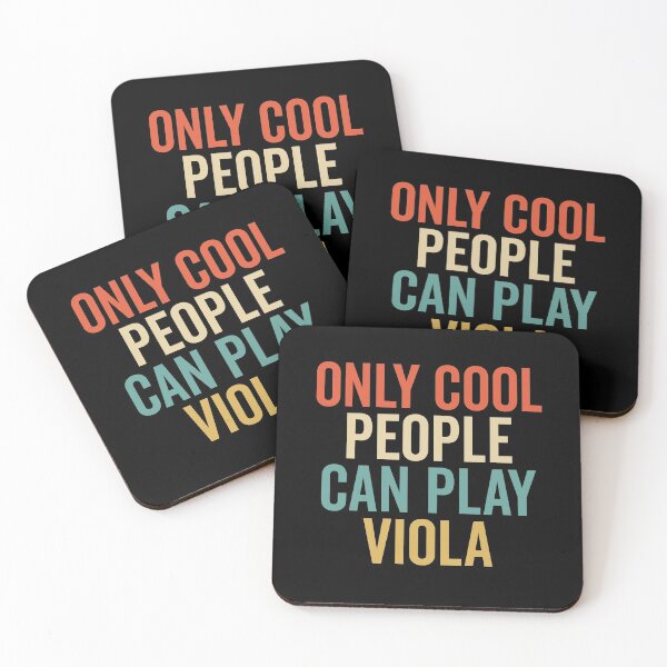Item preview, only cool people can play the viola vintage viola player gift designed and sold by Alex Shop.