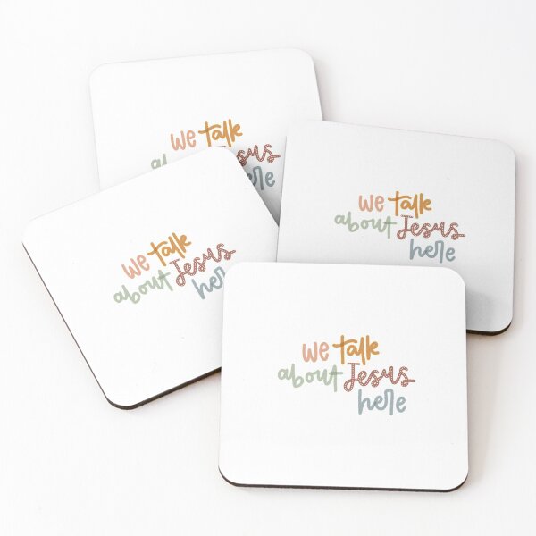 Item preview, We Talk About Jesus Here designed and sold by Ashley Witt.