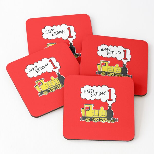 Item preview, Happy 1st Birthday Steam Train 1 Years Old designed and sold by doodlerob.