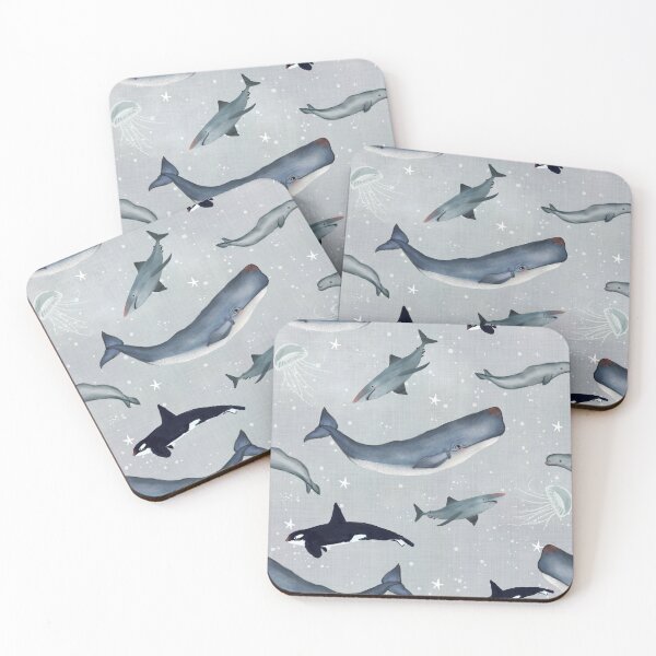 Item preview, Whales and some magic designed and sold by Petit Faon Prints.