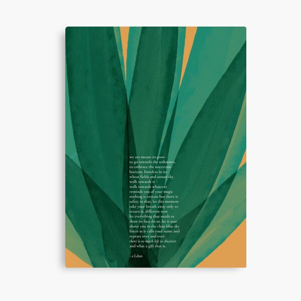 We Are Meant To Grow Canvas Print