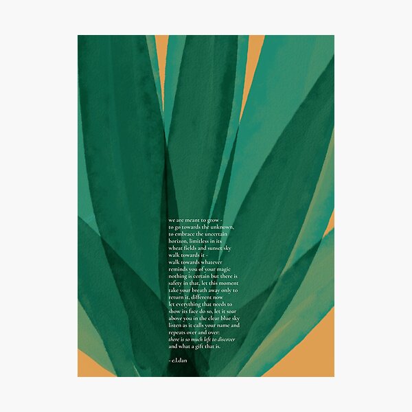 We Are Meant To Grow Photographic Print