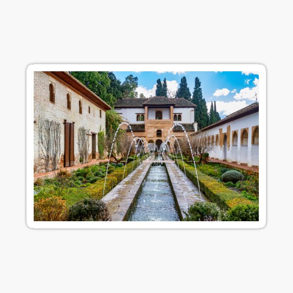 Item preview, Fountain And Water Channel In Generalife Palace, Alhambra. 2. designed and sold by Nethycurl.