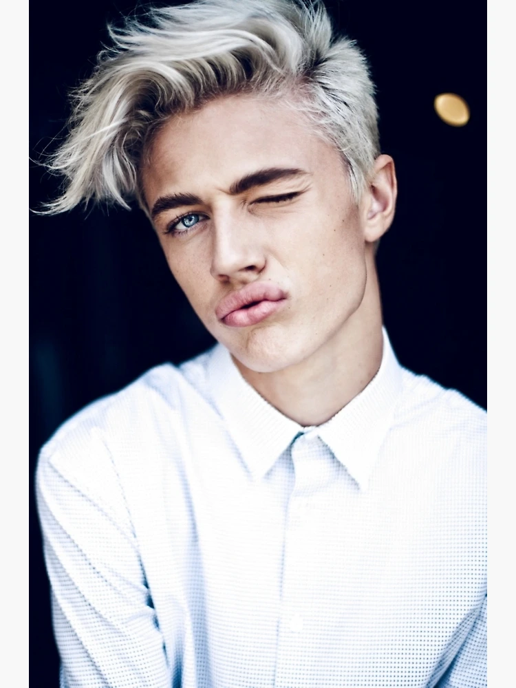 Lucky Blue Smith - Kiss (Color) Poster for Sale by mmxx