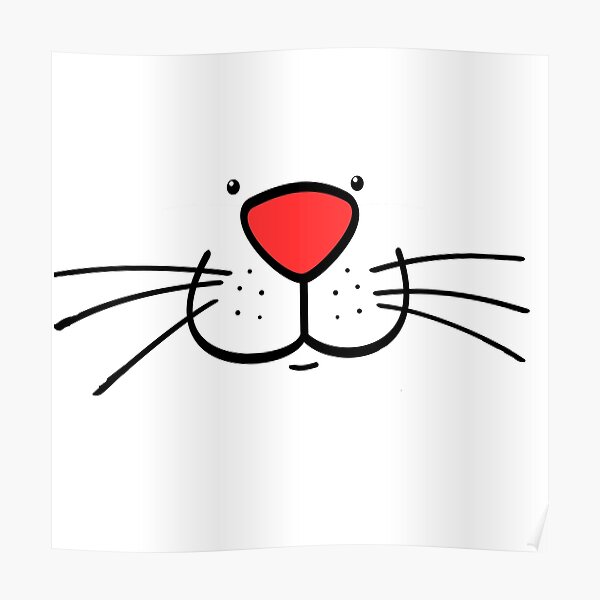 Posters Sur Le Theme Visage De Chat Bouche Redbubble