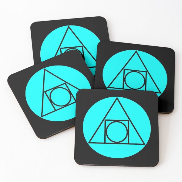 Item preview, The Squared Circle in Aqua designed and sold by Greenwood2112.