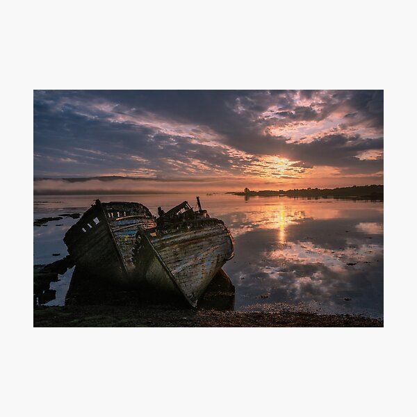 Salen Boats - Isle of Mull Photographic Print