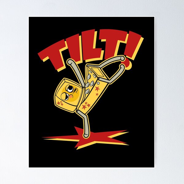 Item preview, Tilt Pinball Machine Graphic for Pinball Fans designed and sold by Huhnerdieb Apparel.