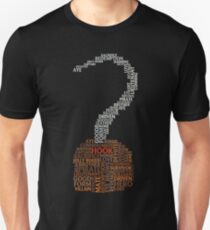 Captain Hook Once Upon A Time Typography Unisex T-Shirt