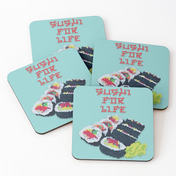 Item preview, Sushi for Life (Pixel art) designed and sold by MythoCulture.