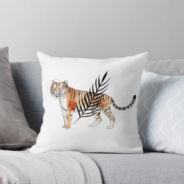 Aperçu de l'œuvre Aquarelle d'un tigre ensorcelé créée et vendue par Elliezart.