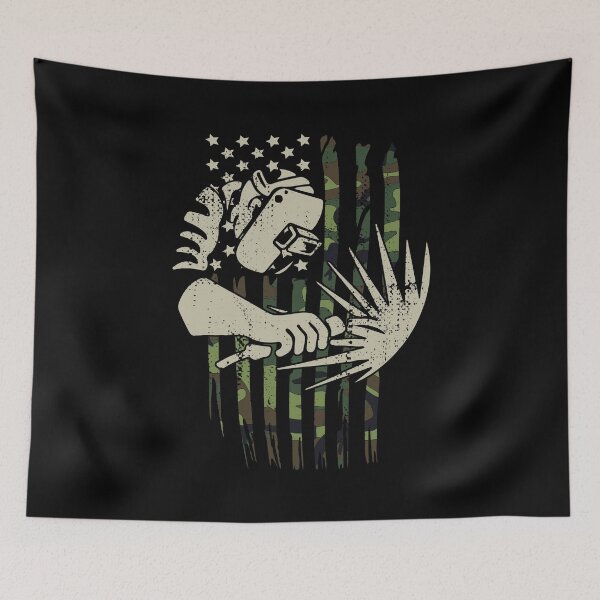 Item preview, Welding Patriotic Camouflage American Flag Welder designed and sold by Vanover Designs.