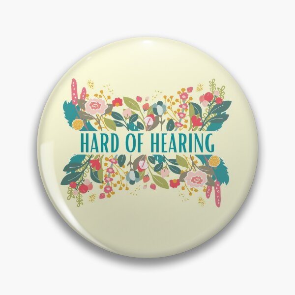 Item preview, Hard of Hearing Awareness and Alert Design designed and sold by Hopscotch Shop Designs.