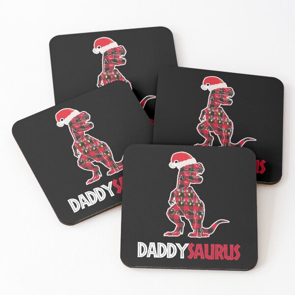 Item preview, Dinosaur Christmas Buffalo Pajamas matching family DaddySaurus designed and sold by tinypurpleland.