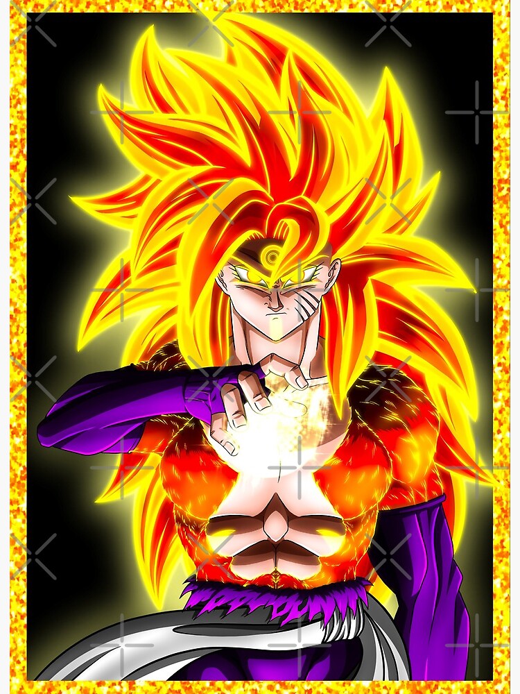 My OC Kala in her Ssj5 Form no Background Art Board Print for