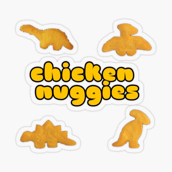 Aperçu de l'œuvre Nuggets de poulet en forme de dinosaure créée et vendue par Gordon Nelson.