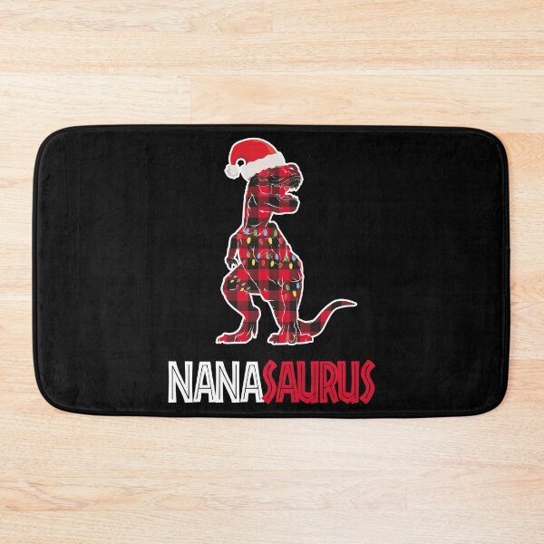 Item preview, Dinosaur Christmas Buffalo Pajamas matching family Nanasaurus designed and sold by tinypurpleland.