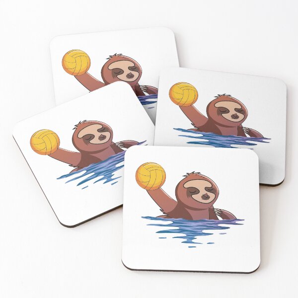 Item preview, Funny Sloth Water Polo Lover Gift designed and sold by MrEddie10.
