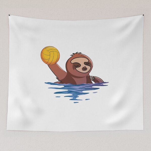 Item preview, Funny Sloth Water Polo Lover Gift designed and sold by MrEddie10.
