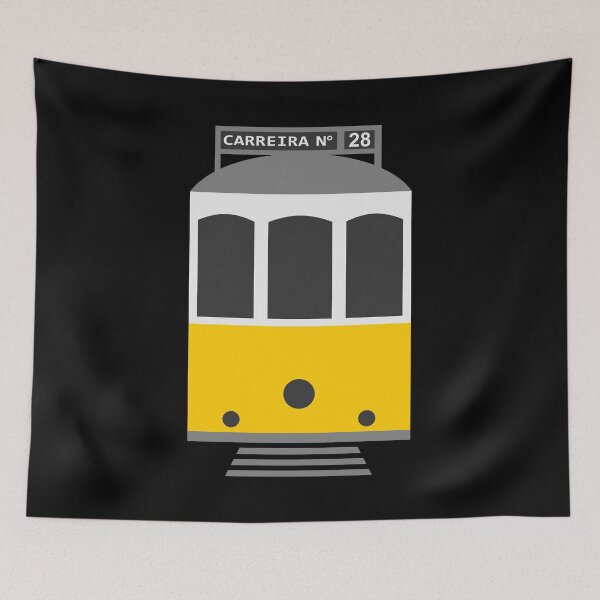 Item preview, Lisbon tram - Elétrico de Lisboa - Carreira 28 (only tram on black)  designed and sold by Groenendijk.