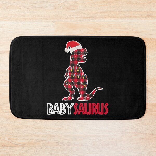 Item preview, Dinosaur Christmas Buffalo Pajamas matching family Babysaurus designed and sold by tinypurpleland.
