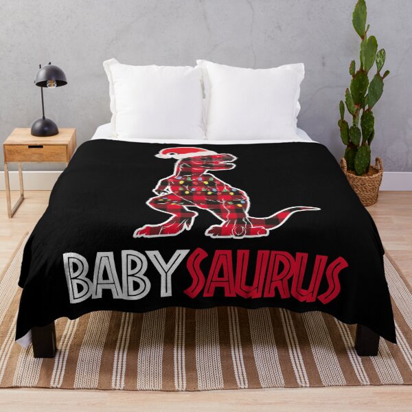 Item preview, Dinosaur Christmas Buffalo Pajamas matching family Babysaurus designed and sold by tinypurpleland.