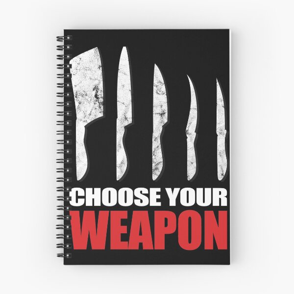 Item preview, Choose Your Weapon / Knife Cooking Gift Idea designed and sold by Marco Damm.