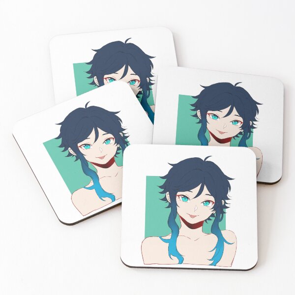 Item preview, Impacto de Genshin - Cabello largo Venti con fondo designed and sold by MykaAndSalmon.