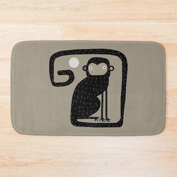 Item preview, black spider monkey  designed and sold by soukainam ART.
