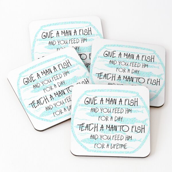 Item preview, Give a Man a Fish and You Feed Him For a Day designed and sold by goal-getter.