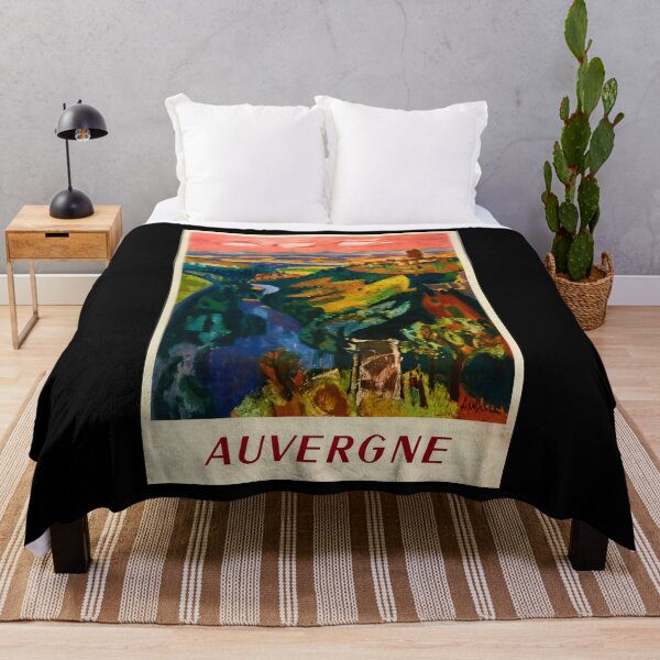 Item preview, retro classic Auvergne poster designed and sold by CorasPosters.