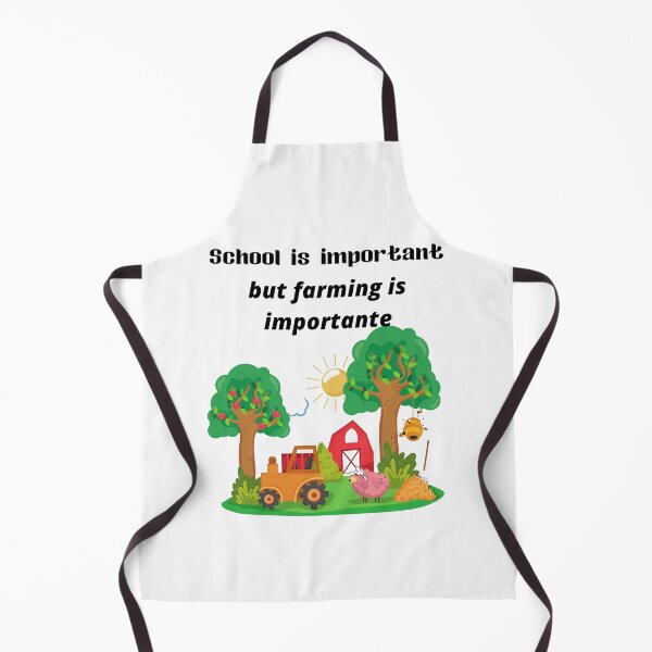 Item preview, School is important but farming is importanter,Farm Farmer Gift designed and sold by piskwi.