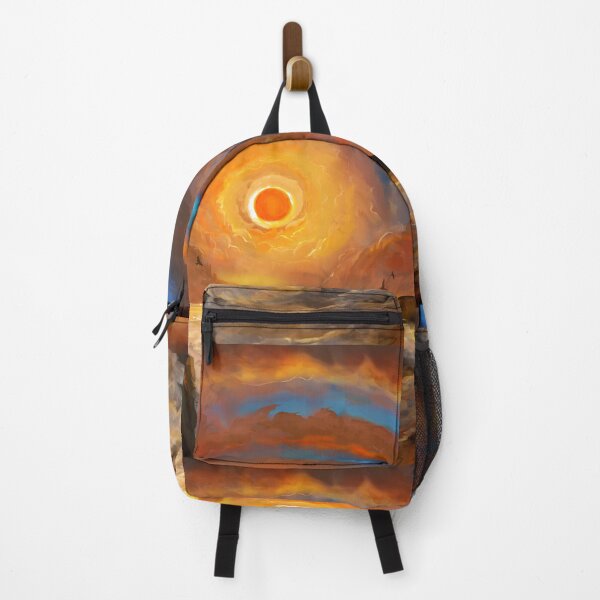 Item preview, Epic Sunset sci-fi landscape illustration designed and sold by dragonloot.