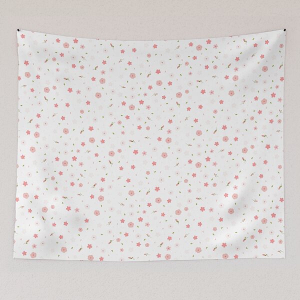 Item preview, Pink cherry blossom flower pattern phone case with white background by JazzCats  designed and sold by jazzcats.