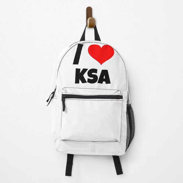 Item preview, I love KSA with a red heart designed and sold by ArabCorner.