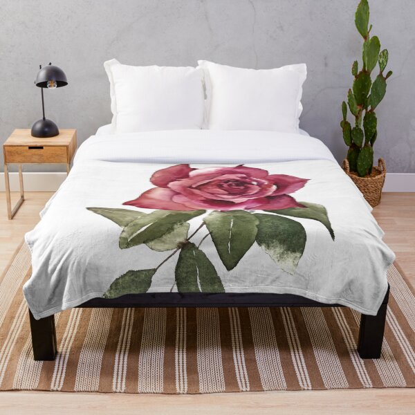 Item preview, Full Rose Watercolor Illustration designed and sold by epeyotte.